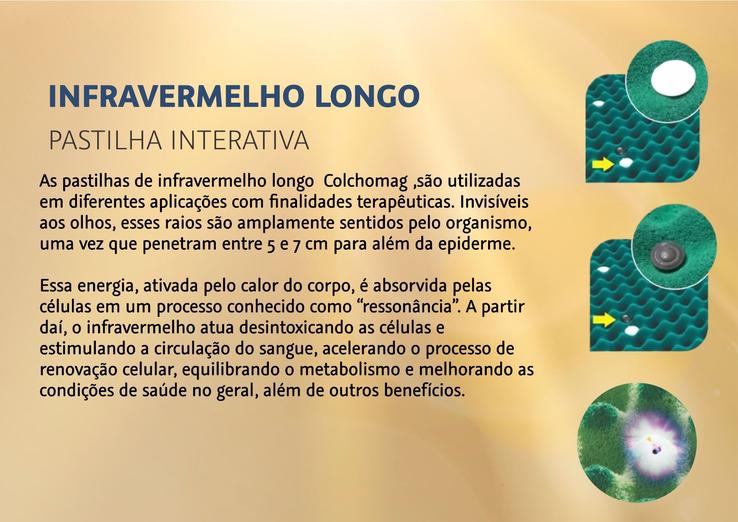 Pastilhas de infravermelho longo Colchomag 